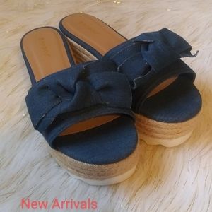 Blue Demin Sandals